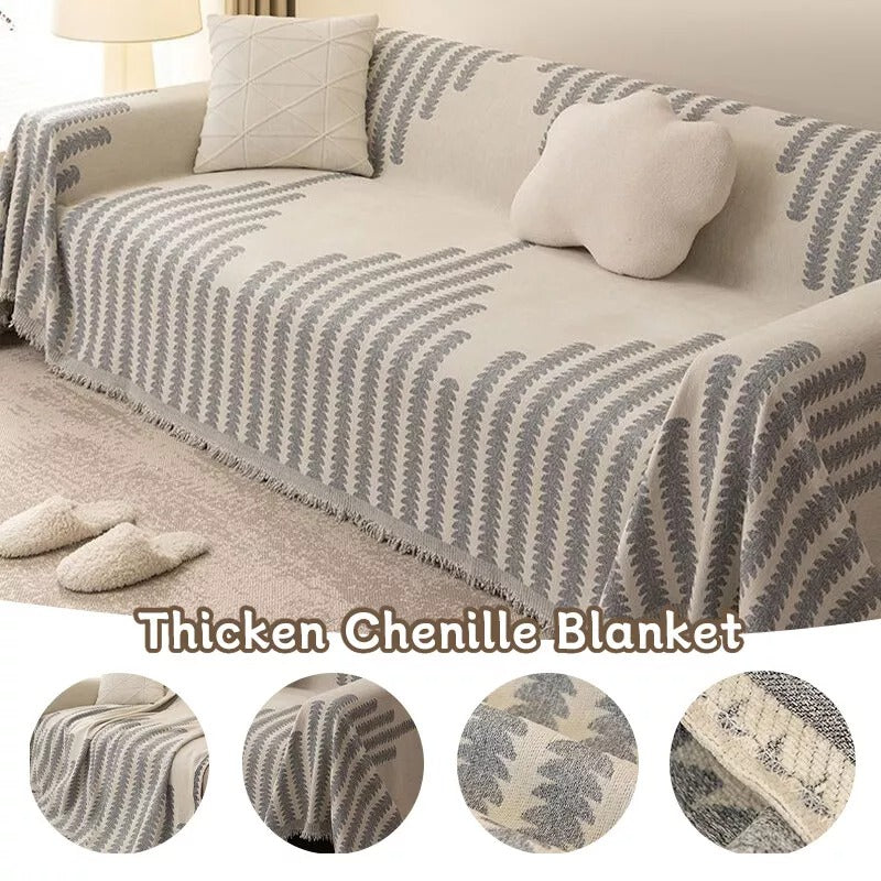 Chenille Sofa Towel Couch Throw Cover Blanket Sofa Mat Slipcover Protector