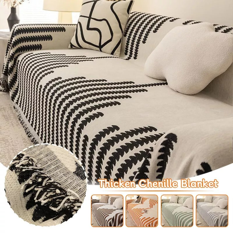 Chenille Sofa Towel Couch Throw Cover Blanket Sofa Mat Slipcover Protector