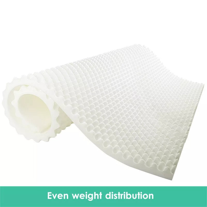 All Size Egg Crate Mattress Topper High Density Foam Underlay Protector - 5CM
